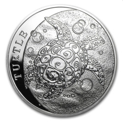 1 oz silver TURTLE 2013 $2 bu