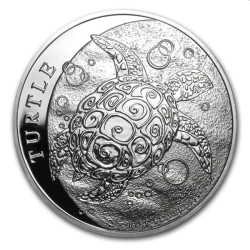 1 oz silver TURTLE 2016 $2 bu