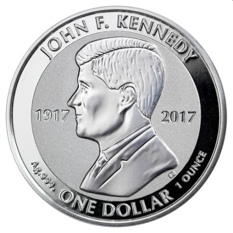1 oz silver KENNEDY2017 RP