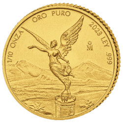 Mexico 1/10 oz gold LIBERTAD 2023 BU