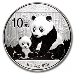 1 oz silver PANDA 2012 Yuan 5