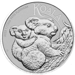 PM 1/10 oz platinum Koala 2023 $15 bu