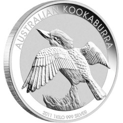 1 KILO silver KOOKABURRA 2011 $30 bu