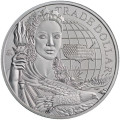 1 oz silver MODERN JAPANESE TRADE DOLLAR DRAGON St HELENA 2023 £1 BU