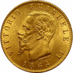 ITALY GOLD 20 LIRE VICTOR EMMANUEL