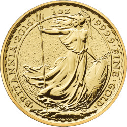 GOLD 1 oz GOLD BRITANNIA 2016 £100 bu