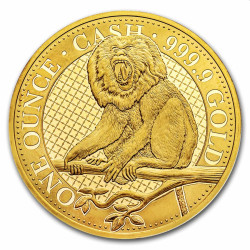 1 oz gold ST HELENA CASH COBRA 2022 Indian Wildlife BU £100