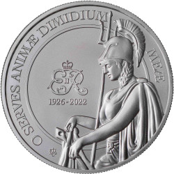 1 oz silver St Helena QUEEN'S MEMORIAL 2023 £1 bu 1926-2022