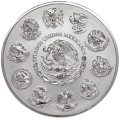 Mexico 1 kilo silver LIBERTAD 2010 bu