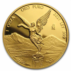Mexico 1 oz GOLD LIBERTAD 2021 Proof