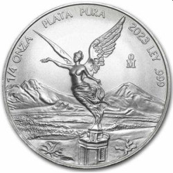 MEXICO 1/4 oz silver LIBERTAD 2023 bu