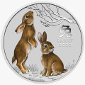 PM Lunar 3 TIGER 1 kilo silver 2022 BU $30 Australia Coloured