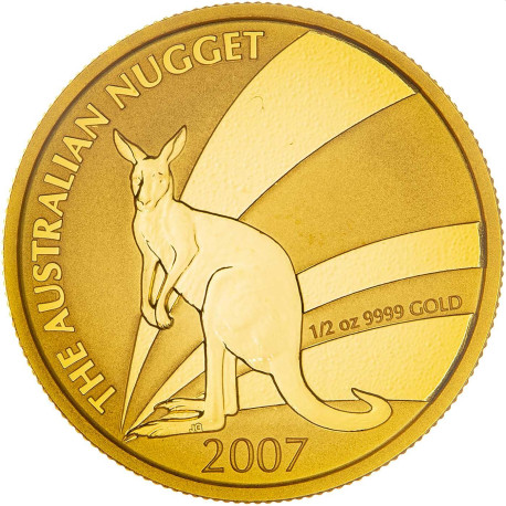 1/4 oz gold NUGGET 2007 $25