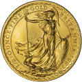 U.K. 1/2 oz gold BRITANNIA 1993 BU £50