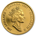 CANADA 1/2 oz gold Raven Haida Mask 1997 Proof $200