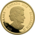 CANADA 1/2 oz gold Jubilee Flowers 1977 $200