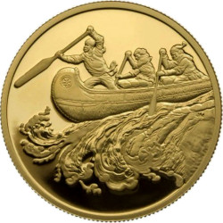 CANADA 1/2 oz gold FUR TRADE 2005 $200 PROOF