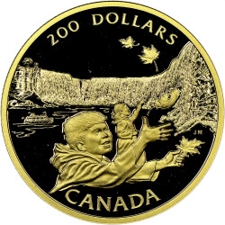 Canada 1 oz gold 20th Anniversary Maple Leaf 1999