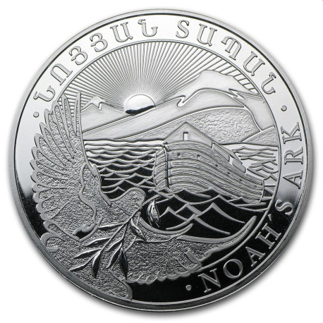 5 oz silver NOAH'S ARK ARMENIA 2023 bu Dram 2500