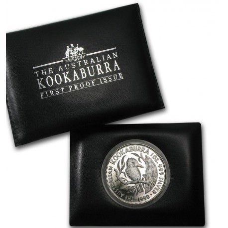 1 oz silver KOOKABURRA 1990 PROOF