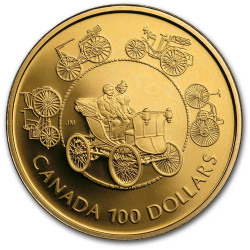 CANADA 1/4 oz gold The Featherstonhaugh 1993 $100 proof