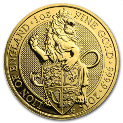 1 oz gold QUEEN'S BEAST 2016 LION OF ENGLAND
