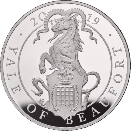 1 oz silver QUEEN'S BEAST 2019 The YALE of Beaufort PROOF