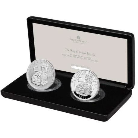 The Seymour Panther 2022 UK Silver Proof Two-Coin Set