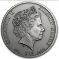 TREASURE WORLD COLLECTIBLES TAJ MAHAL 4 Layer 100 Gram Silver Coin Solomon Islands 2019 Antique Finish 