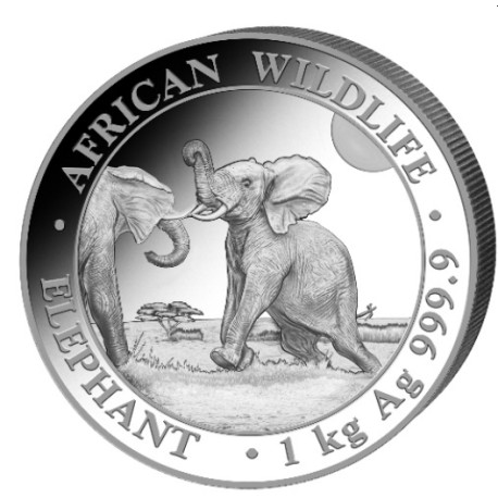 1 kilo SOMALIA ELEPHANT 2024 SHILLINGS 2 000 bu