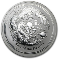 Perth Mint 10 oz silver DRAGON 2012 bu $10