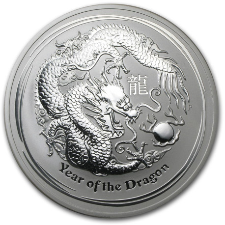 10 oz silver DRAGON 2012