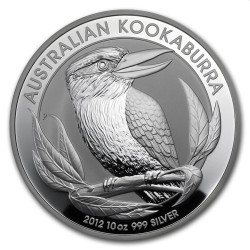 PM 10 oz silver KOOKABURRA 2012 $10 bu