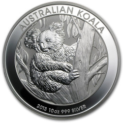 PM 10 oz silver KOALA 2013 $10 bu