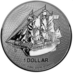 1 oz silver COOK ISLANDS 2023 $1 Bounty bu