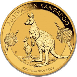PM 1/2 oz GOLD NUGGET 2020 BU $50 Australia