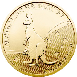 1/2 oz GOLD NUGGET 2019 KANGAROO BU $50