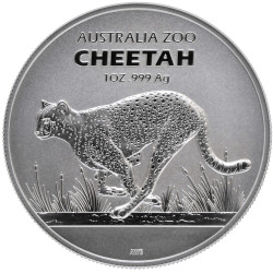 RAM 1 oz silver CHEETAH 2021 bu $1 ZOO