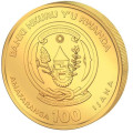 1 oz GOLD RWANDA DRAGON 2024 BU 100 AMAFRANGA