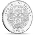1 oz silver KINGDOM OF BHUTAN 2021 OX NU200