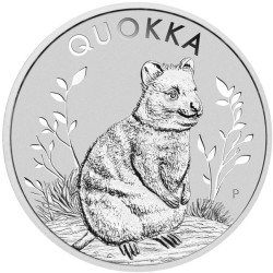 PM 1 oz silver QUOKKA 2023 $1 bu