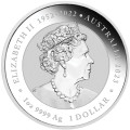 1 oz silver Australian BRUMBY HORSE 2022 $1 