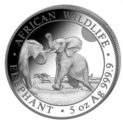 5 oz silver ELEPHANT 2023 Somalia 500 Shillings