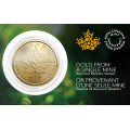 Canada Gold MELIADINE MINE SINGLE-SOURCED MINE 1 oz 2022 in essay card $50