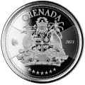 1 oz silver 2021 GRENADA Eastern Caribbean N°2 / 8 EC8