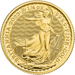 1/4 oz GOLD BRITANNIA 2023 £25