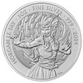 1 oz silver MYTHS & LEGENDS 2023 £1 BU MERLIN