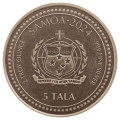 2 oz silver Samoa DRAGON 2024 Proof Like 5 Tala 