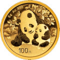 Gold CHINA PANDA 8 GR 2023 Yuan 100