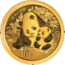 Gold CHINA PANDA 1 GR 2024 YUAN 10